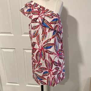 unworn J. Crew off-shoulder tropical resort dress S